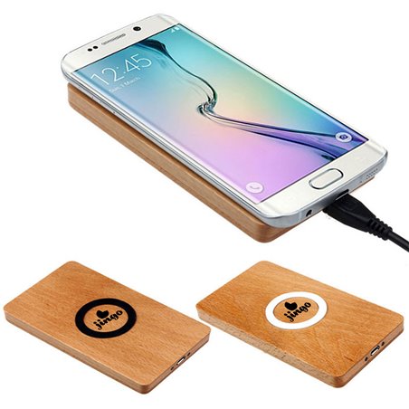 Wooden Strip Wireless Charger Power Pad
