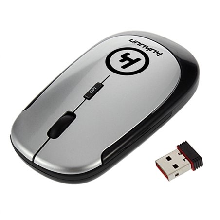 Slim Mini USB Receiver Wireless Thin Mouse