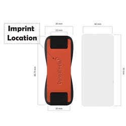 Promotional Leather Mobile Phone Grip Strap