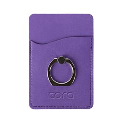 Mobile Phone Leather Wallet With Ring Stand