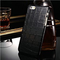 Alligator Pattern PU Leather Hard Phone Cover