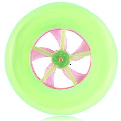 Colourful Flashing Frisbee With Windmill