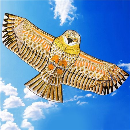 Golden Eagle Flying Kite with Handle Line