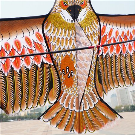 Golden Eagle Flying Kite with Handle Line