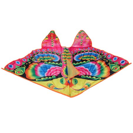 Foldable Colorful Butterfly Kite With Handle