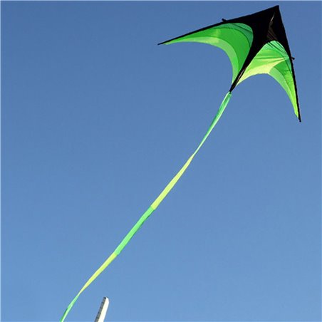 Umbrella Cloth Triangle Kite with Long Ribbon