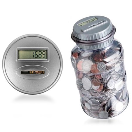 Digital Coin Counting Piggy Bank