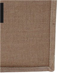 Jute Shopping Bag With Tie-Over Button