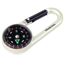 Compass Carabiner Keychain