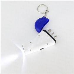 Pocket Screwdriver Tool Kit Keychain Flashlight