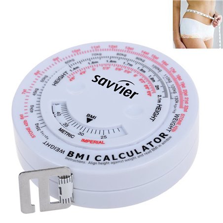 BMI Calculator Retractable Tape