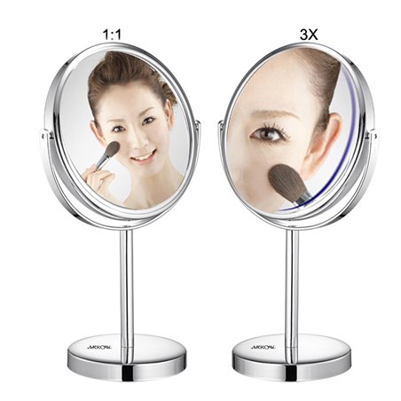 Circular Shape Double Sided Cosmetic Mirror