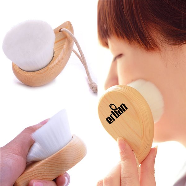 Head Wood Face Cleaner Brush