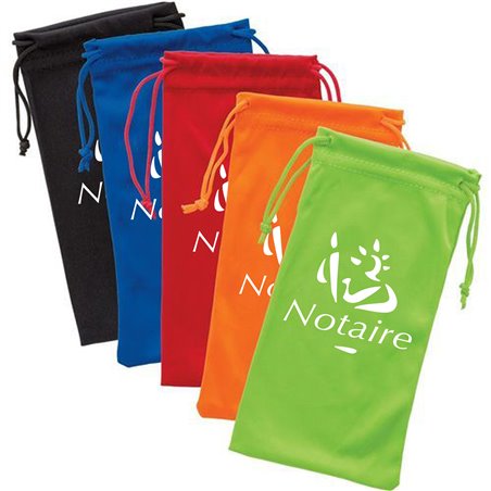 Polyester Sunglass Drawstring Pouch