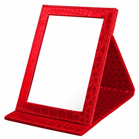 Alligator Pattern Portable Folding Mirror