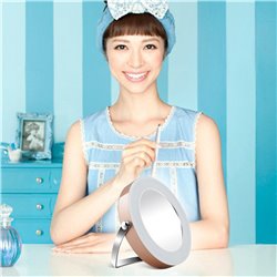 Round Shape Rotatable LED Cosmetic Mirror