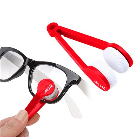 Plastic Microfiber 5 Pieces Sunglasses Cleaner