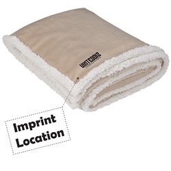 Finest Custom Promotional Sherpa Blanket