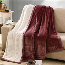 Warm Flannel Blanket Plush King Queen