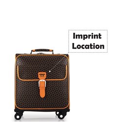 Spinner Wheels Geometric Suitcase