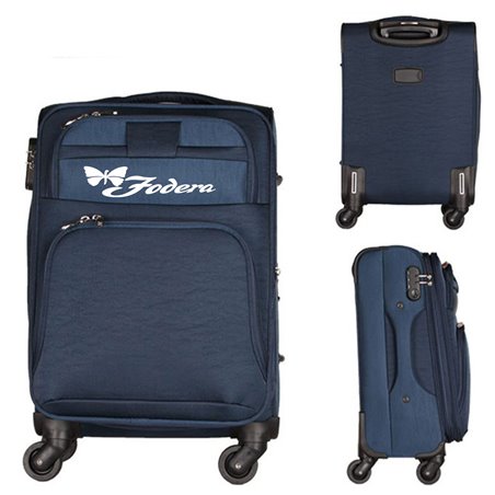 Spinner Suitcase Canvas Luggage