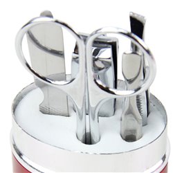 Aluminum Tube 6-Piece Manicure Tool Set