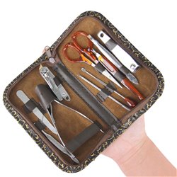 10 Piece Manicure Set With Case