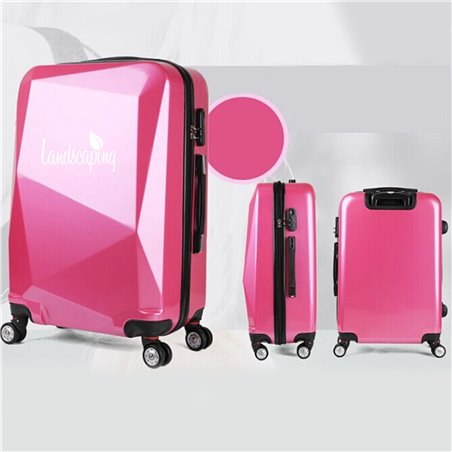 Diamond Cut Surface Travel Luggage