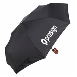 Curved Handle Folding Umbrella 