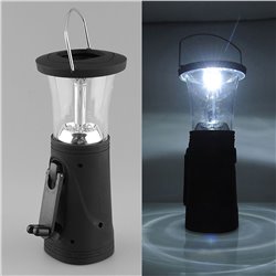 Solar Power 6 LED Hand-Up Lantern Lamp