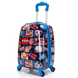 Boy Girl Cat Trolley Suitcase