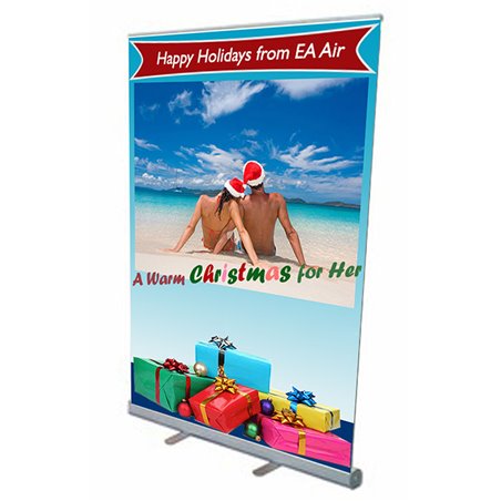 Retractable Banner 57 Inch Stand