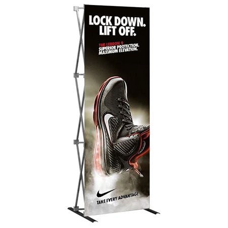 Hop Up 1X3 Tension Straight Fabric Display