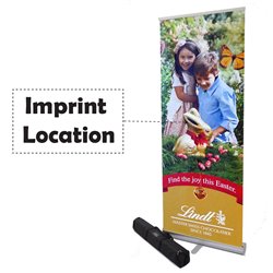 Eco Stand with Non Curl Graphics Roller Banner Stand