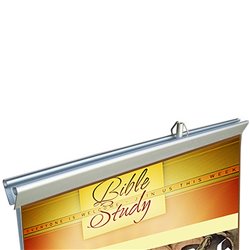 Double Sided Retractable Roll Up 33 Inch Banner Stand