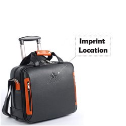 Synthetic Cowhide Commercial Trolley Case