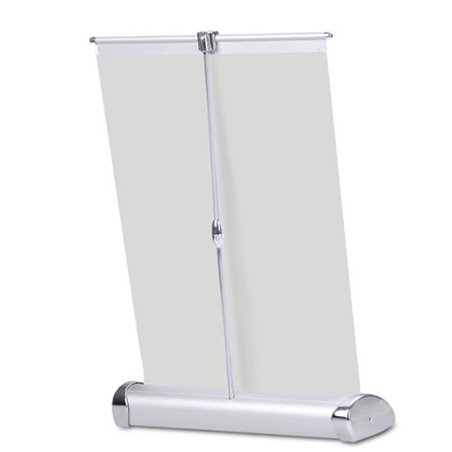 Mini Table Top 11x17 Inch Banner Stand