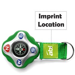 Strap Compass Keychain