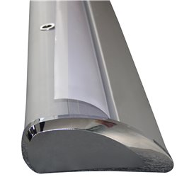 Wide Bottom Aluminum Retractable Roll-Up Banner