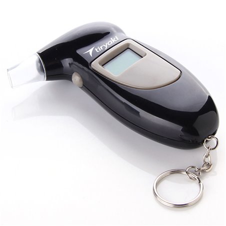 Portable LCD Breath Alcohol Tester Keychain