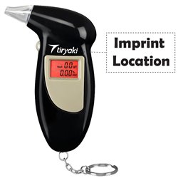 Portable LCD Breath Alcohol Tester Keychain