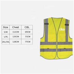 Dark Night Working Reflective Safety Vest