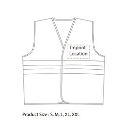 X Safety Mesh Back Vest