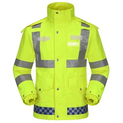Reflective Safety Rain Jacket