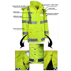 Reflective Safety Rain Jacket