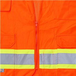 Polyester Safety Vest With Pocket