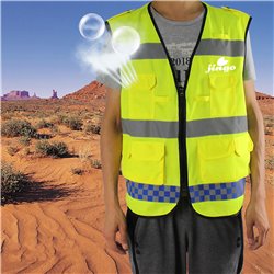 Multiple Pockets Reflective Safety Vest