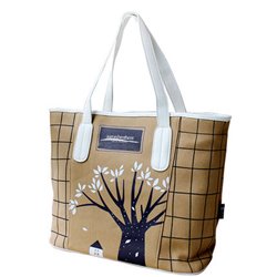 Women Tote Bag Made From Cotton Canvas