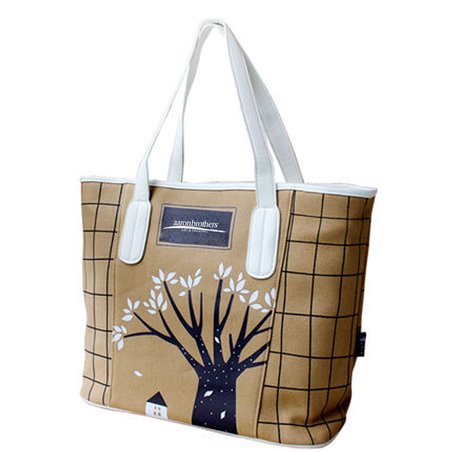 Women Tote Bag Made From Cotton Canvas