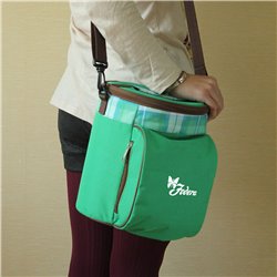 Portable Drum Shaped Thermal Shoulder Bag